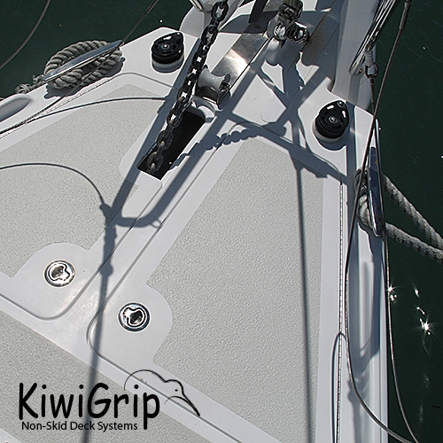 KiwiGrip Non-Skid Coating For Boats, Decks, Ramps Or Steps - Grey - View #9