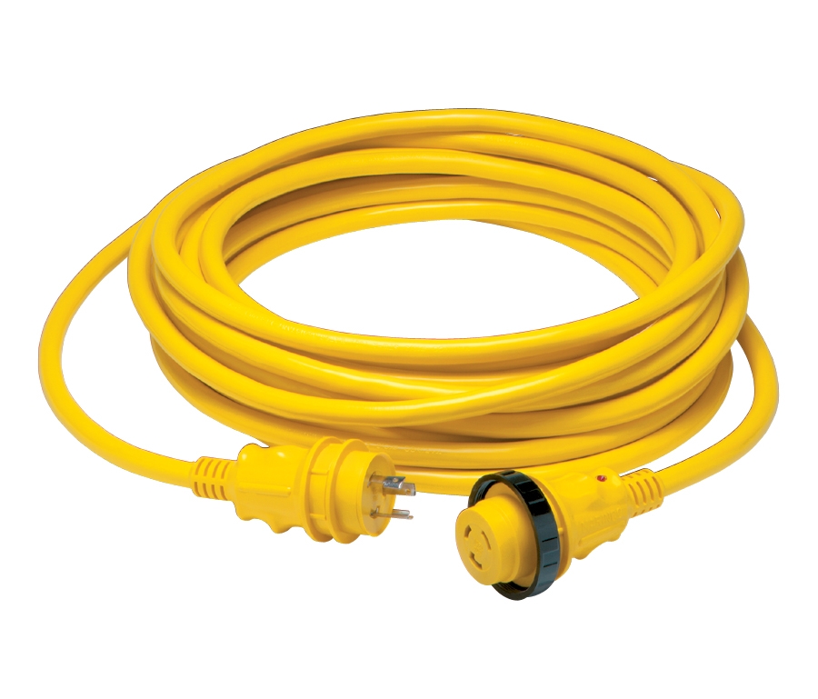 Cordon d'alimentation 30Amp-110V- 25'-Marinco