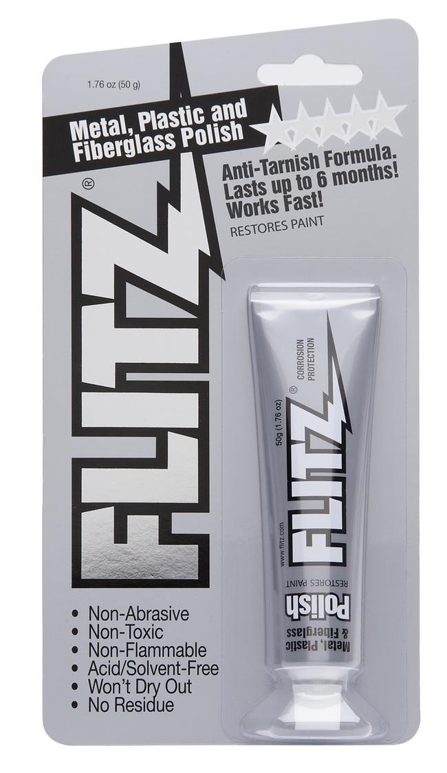 Pâte polisseur Flitz pour métaux et  fibres de verre