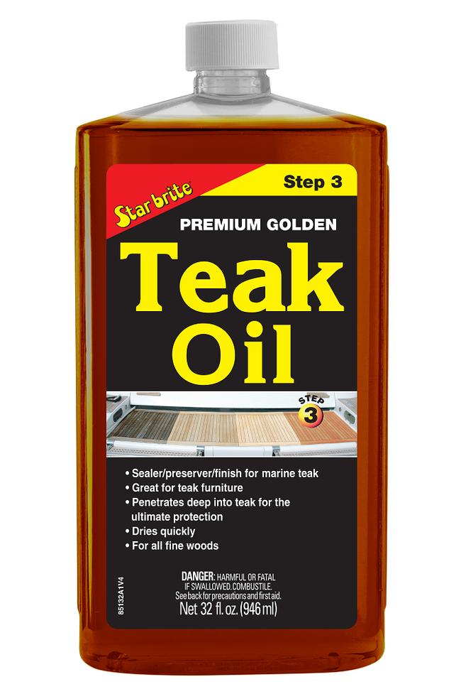 Premium Golden Teak Oil Step 3 Star brite Products