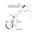 Elbow Shower with Hose and Holder-DS1201 Barka