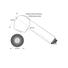 Double Flow Straight Shower-D55 Barka