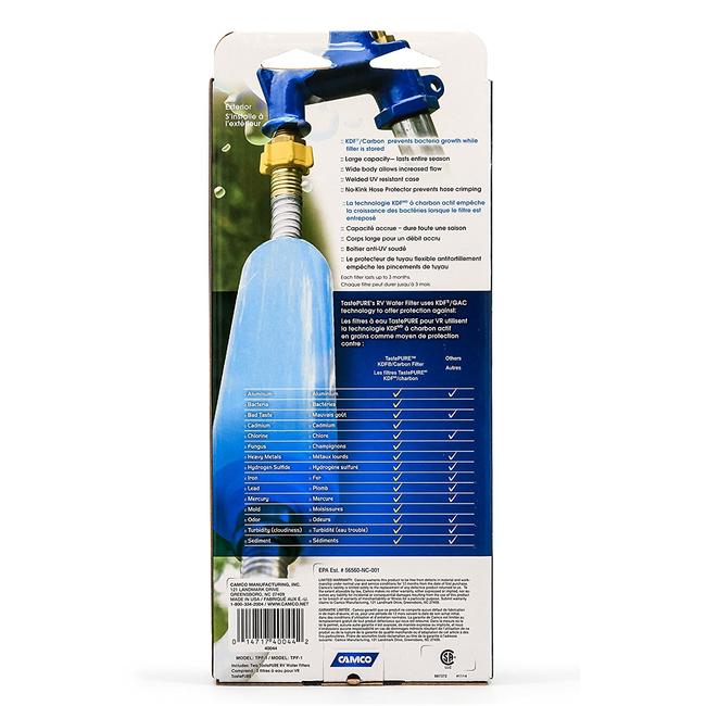 Filtre à Eau TastePURE™ KDF/Charbon-Camco (40013)