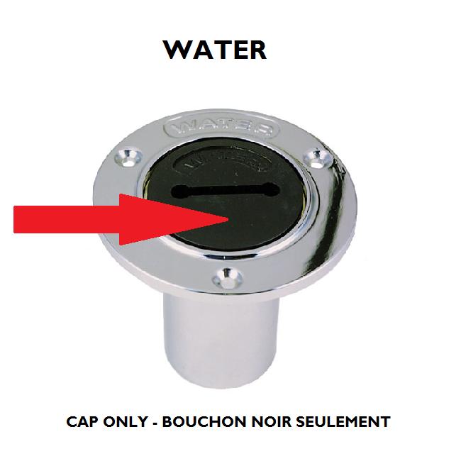 Bouchon noir de rechange pour Passe-Pont 