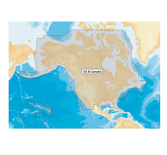 Carte Navionics+ SD/MSD(Canada-EU et Bahamas)