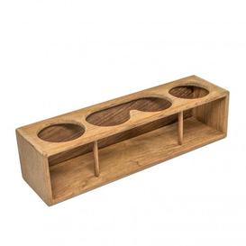 Support en teck pour jumelles et verres-Whitecap (62634)