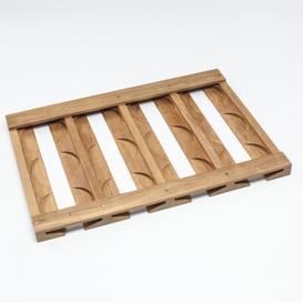 Teak Overhead Wineglass Rack-Whitecap (62425)