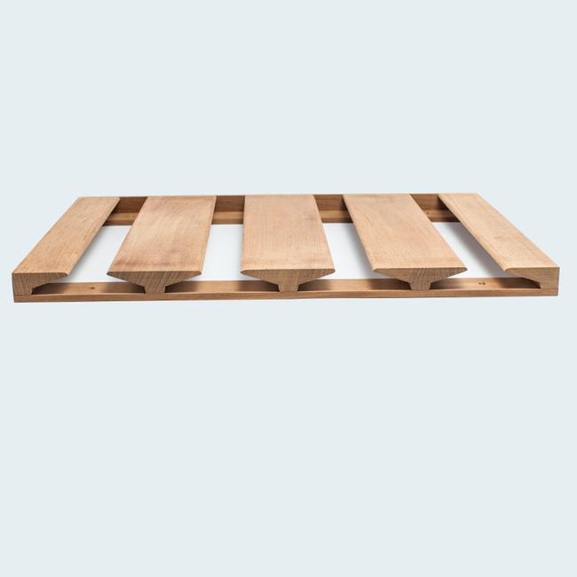 Support en teck pour verres à vin-Whitecap (62425)