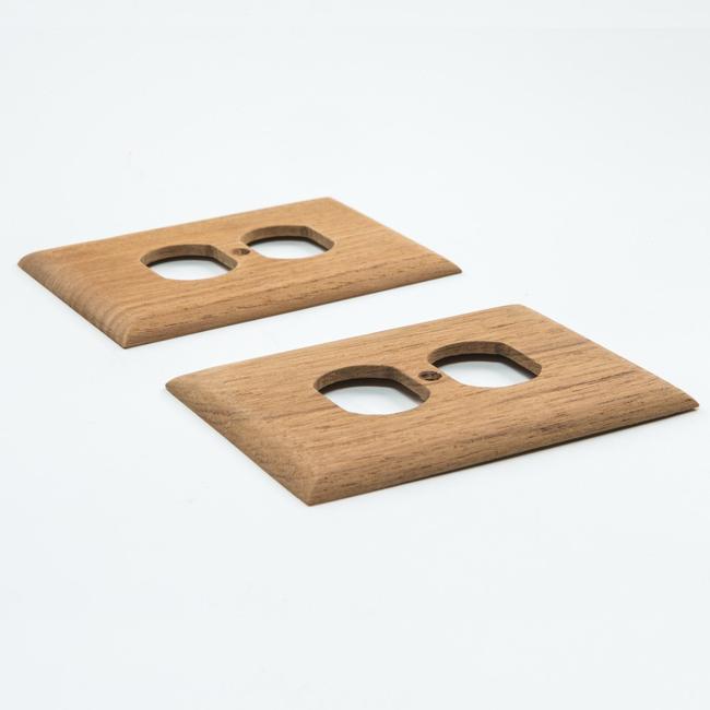 Outlet Teak Cover, ReceptaclePlateWhitecap (60170) Products