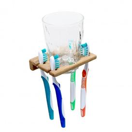 Support en teck pour brosses à dents-Whitecap (62312)