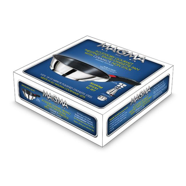 Poêlon en Inox antiadhésif à induction Magma (A10-369-2-IND)