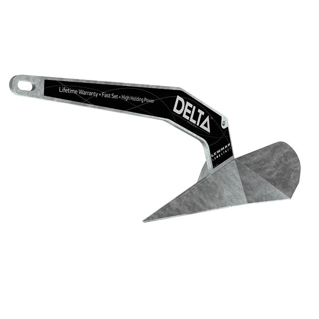 Delta® Anchor Galvanised 10kg/22lb-Lewmar (0057410)