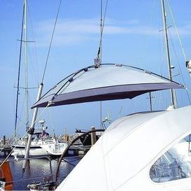 Blue Performance Sunshade Free Hanging