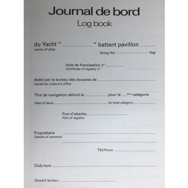 Journal de bord bilingue Plastimo (58415)