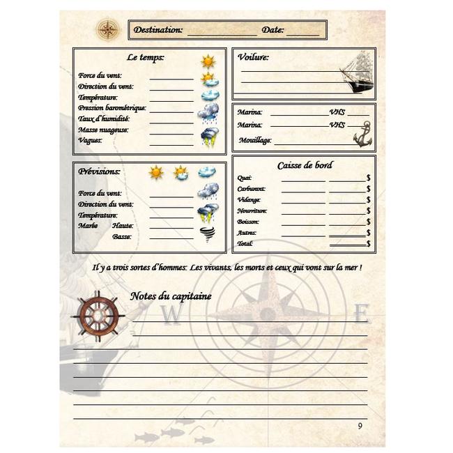 Journal de bord du Capitaine Bonny Berry (Voilier)  Produits
