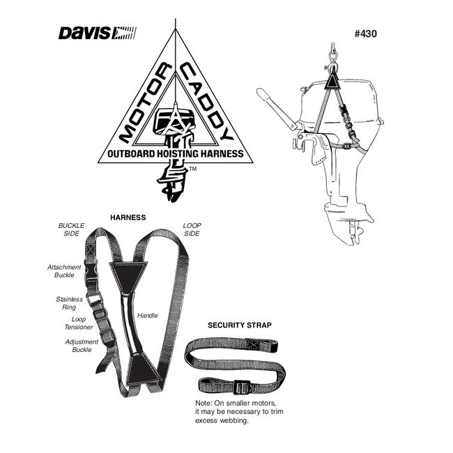 Harnais pour Moteur hors-bord-Motor Caddy Davis 430