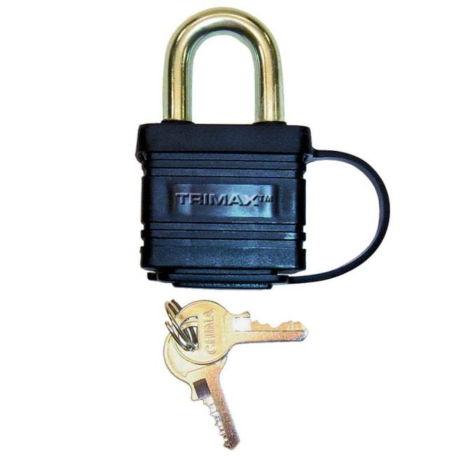 Dual Locking Weather Proof Solid Steel Lock-Trimax (TPW1125)
