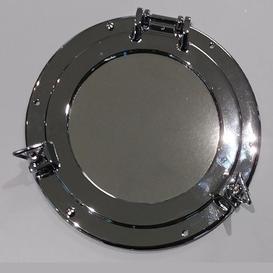 Miroir style hublot 10 po, chrome