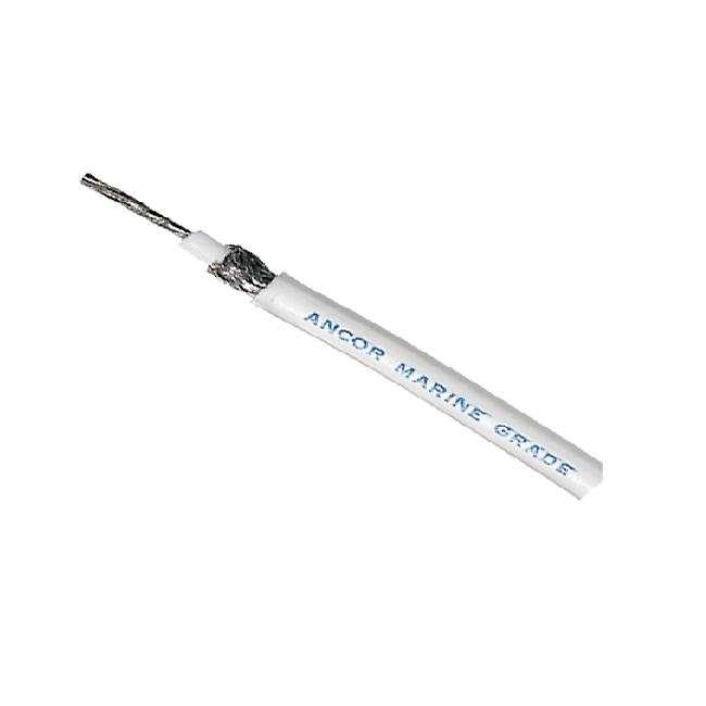 Fil étamé coaxial RG8X, vendu au pied- Ancor