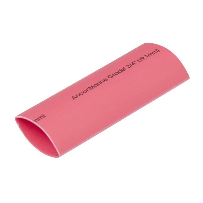 Tube rétrécissant à la chaleur 3po, Rouge-Ancor (3pcs)