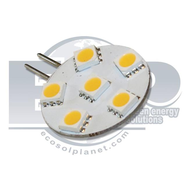 Ampoule halogène 6 DEL Blanc Chaud (JC10)-Esp WattMobile (G4WW-6)
