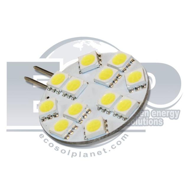 Ampoule halogène 12 DEL Blanc Froid (JC10)-Esp WattMobile (G4CW-12)