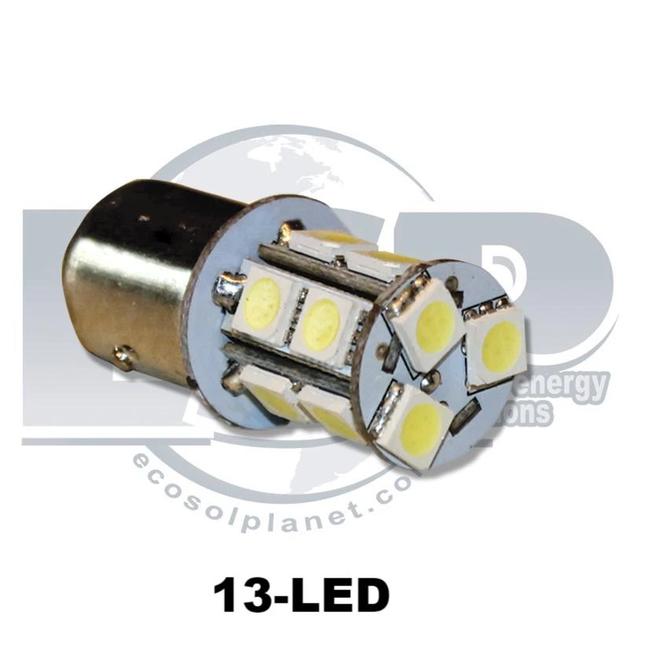 Ampoule halogène 13 DEL Blanc Chaud (#1142)-Esp WattMobile (BA15D-13)