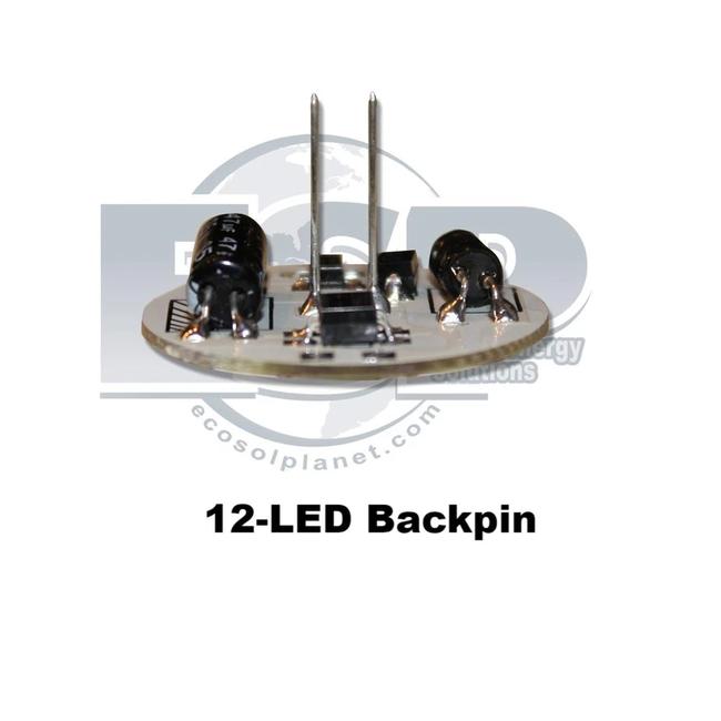 Halogen Replacements 12LED (Backpin)- Warm White-Esp WattMobile (BG4WW-12)