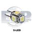 Halogen 360 degrees Replacement light-Warm White-Esp WattMobile(360G4-5W)