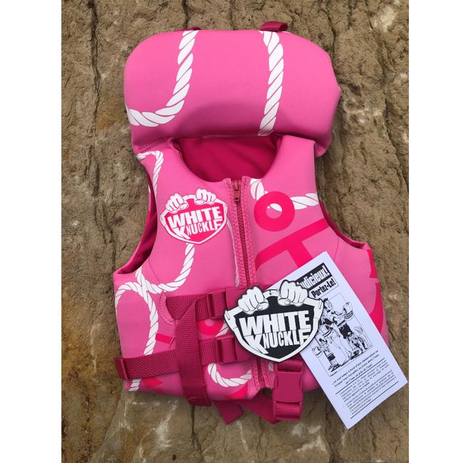 Veste en néoprène pour enfants de 30 à 50 lb- White Kuckle