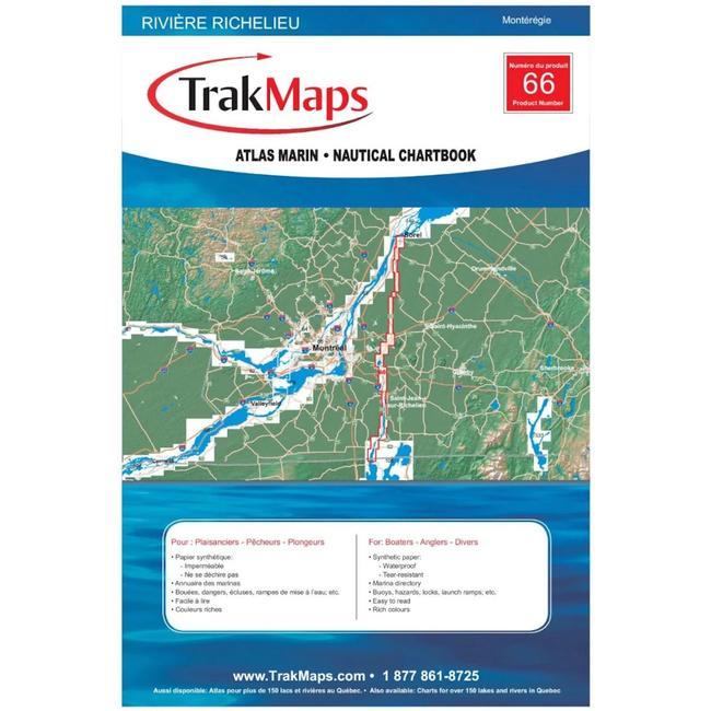 Atlas marin de Rivière Richelieu - Trak Maps (66)