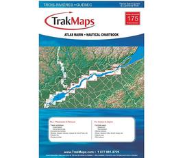 Atlas marin de Fleuve Saint-Laurent: Trois-Rivières à Québec-Trak Maps (175)