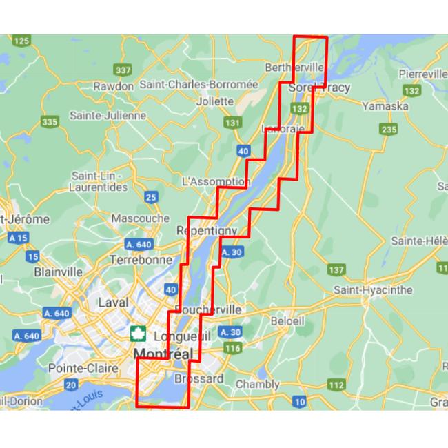 Atlas marin de Montréal-Sorel- Trak Maps (63)