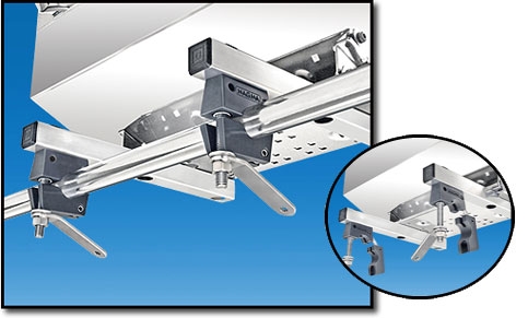 Support Double pour installation à l'Extérieur du Balcon -BBQ Newport II- Magma (T10-680)