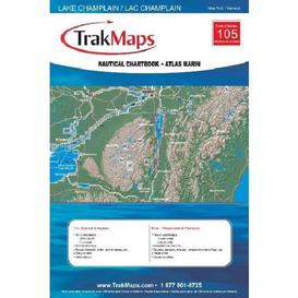 Atlas marin du Lac Champlain Trak Maps (105)