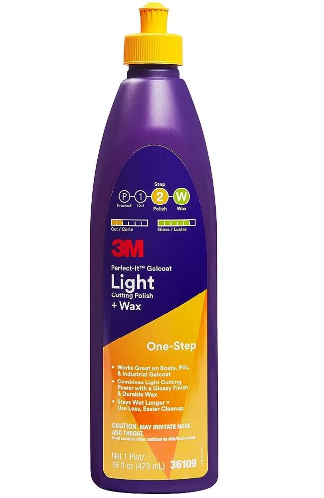 3M PerfectIt Gelcoat Light Cutting Polish + Wax (36109) Products