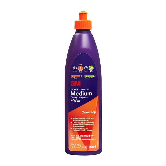 Pâte de polissage moyen + cire Perfect-It 3M (36105)