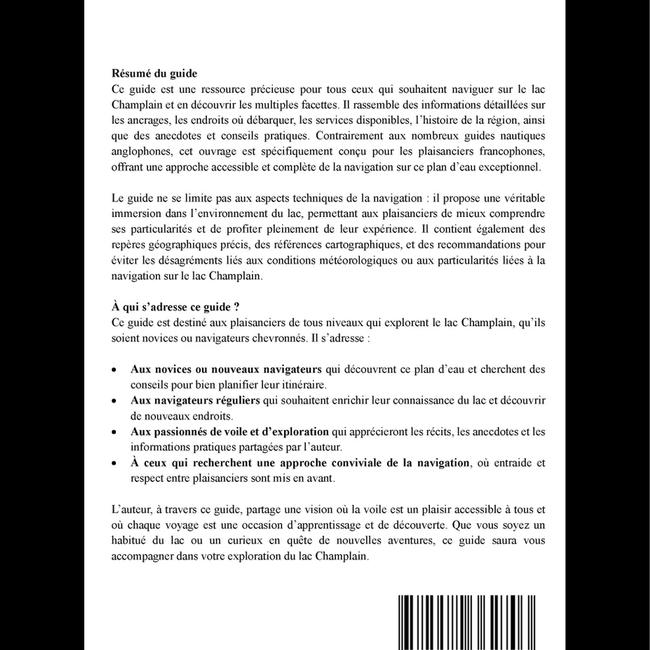 Guide Nautique - Les petits secrets du Lac Champlain by Éric Tremblay
